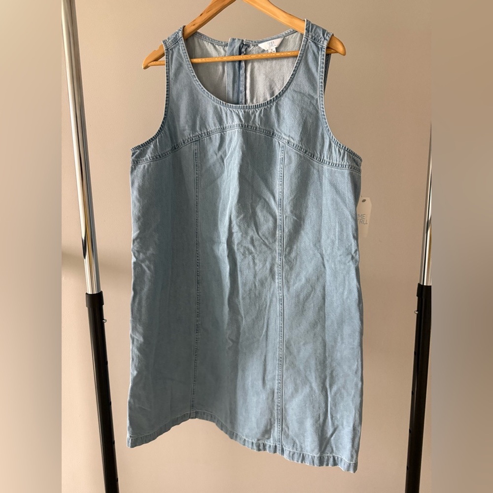 Time and Tru Light Blue Denim Dress